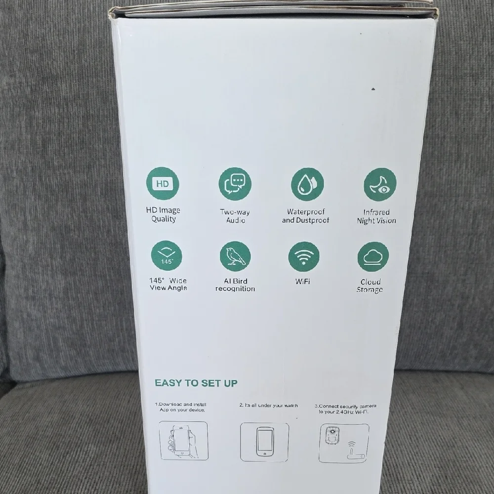 Smart Bird Feeder Camera - Blue,‎ New In Box